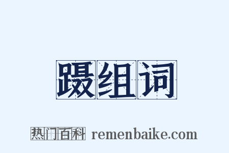 蹑组词是什么意思的图片